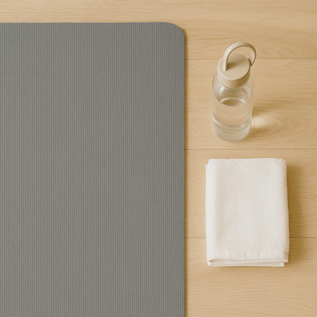 Килимок, ковдра та простір для практики